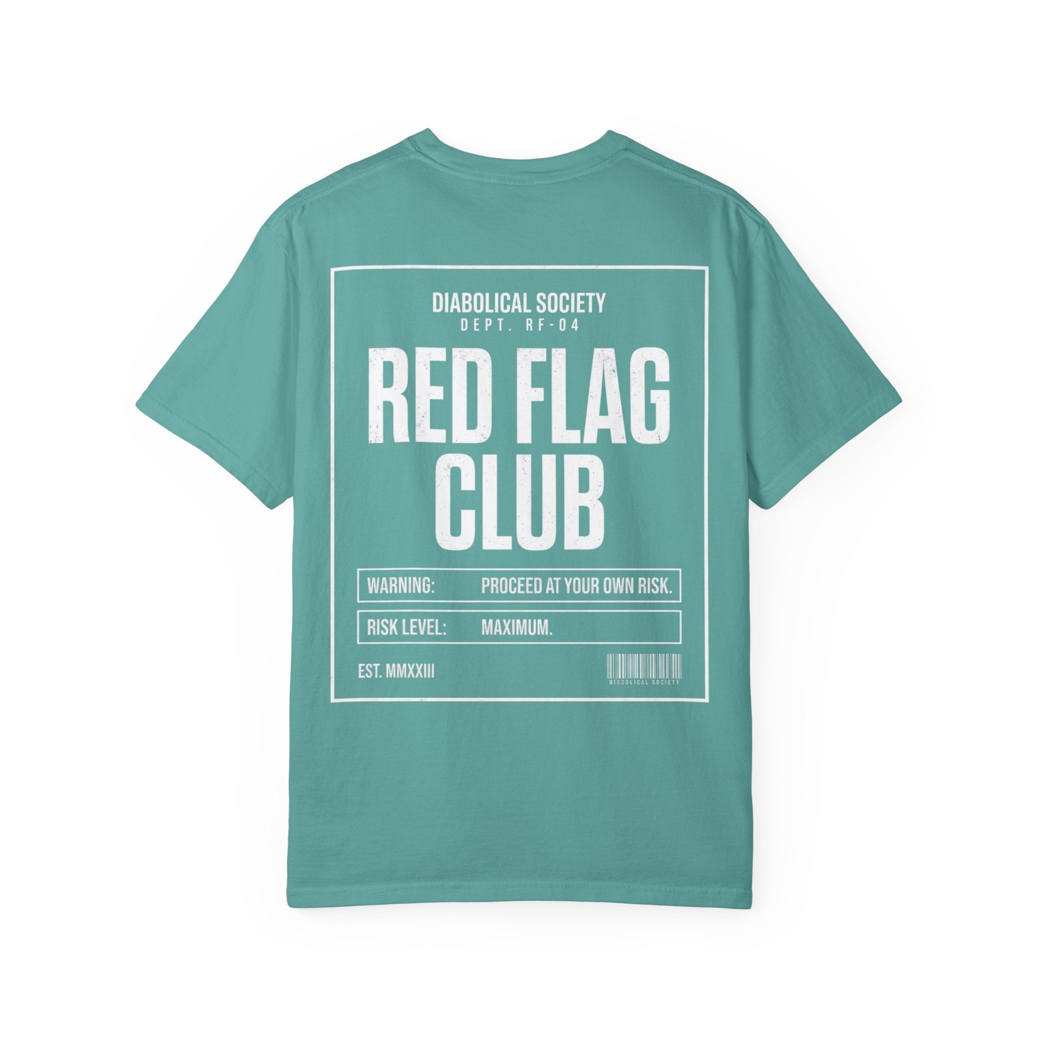 Red Flag Club T-Shirt — Diabolical Society Graphic Tee