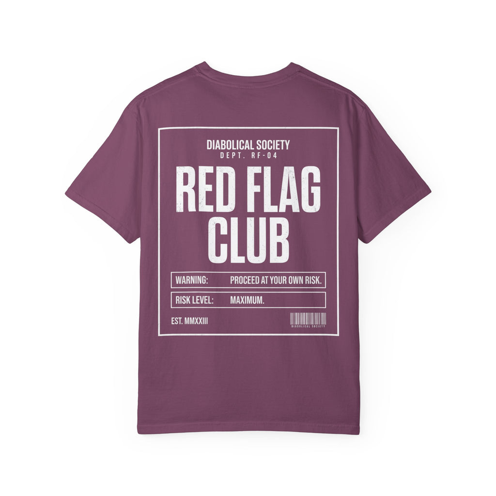 Red Flag Club T-Shirt — Diabolical Society Graphic Tee