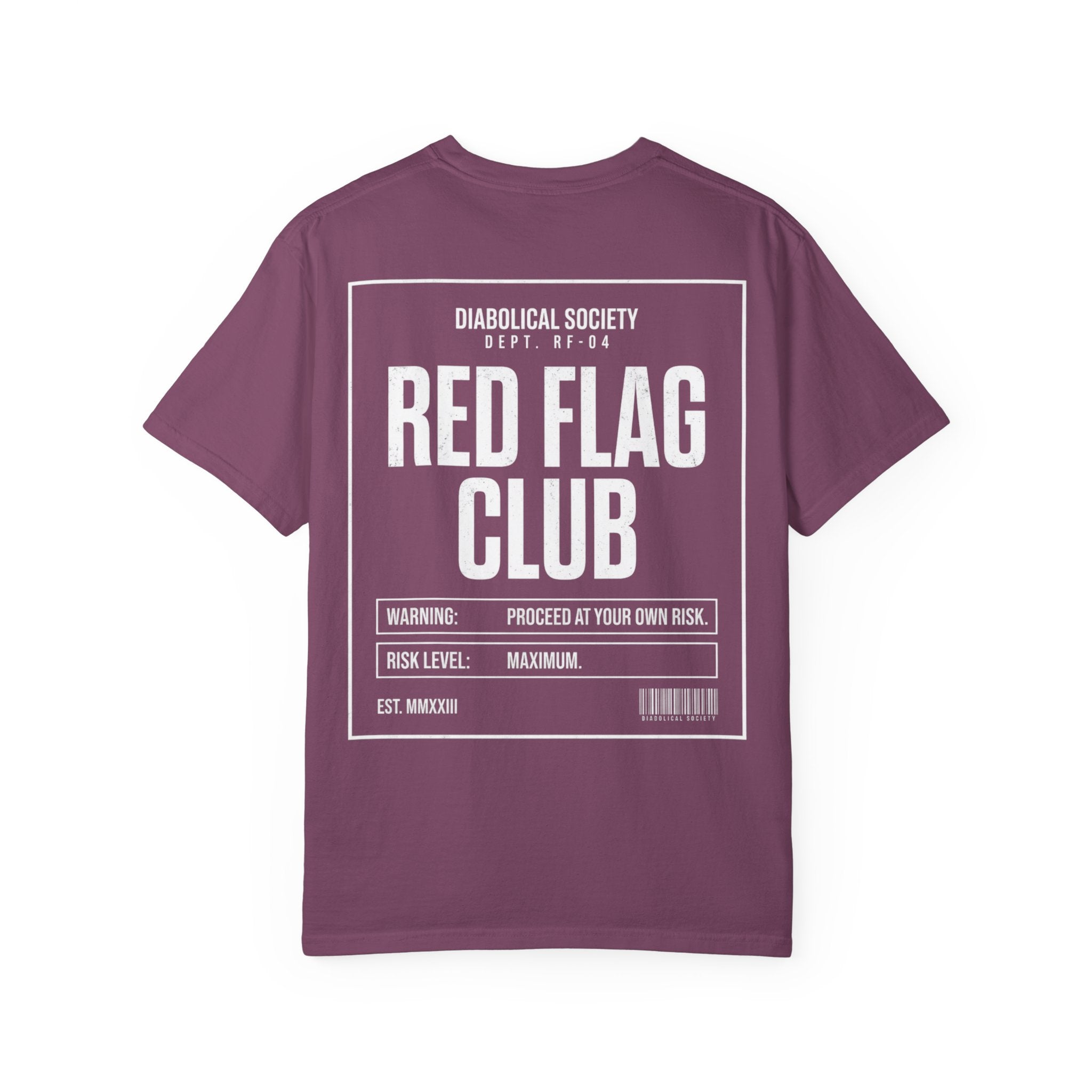 Red Flag Club T-Shirt — Diabolical Society Graphic Tee