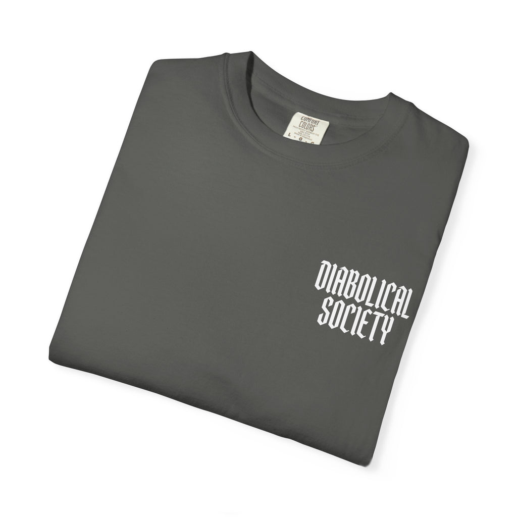 Professional Menace T-Shirt — 'Diabolical Society' Graphic Tee