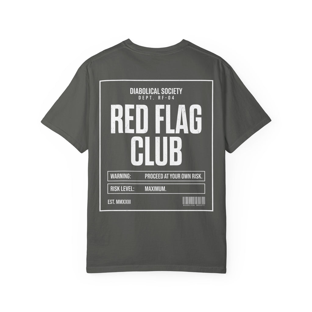 Red Flag Club T-Shirt — Diabolical Society Graphic Tee