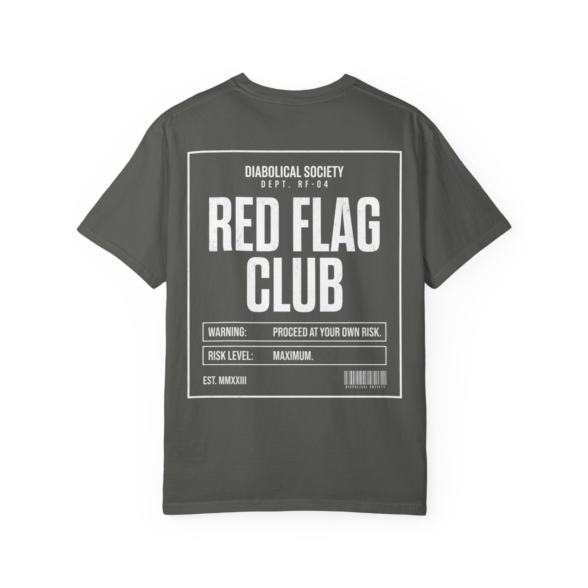Red Flag Club T-Shirt — Diabolical Society Graphic Tee