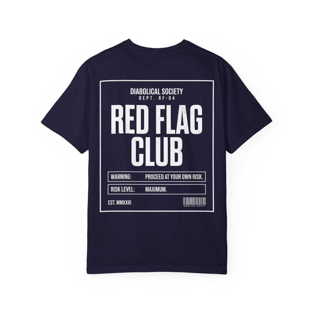 Red Flag Club T-Shirt — Diabolical Society Graphic Tee