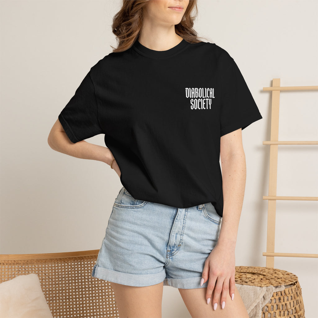 Professional Menace T-Shirt — 'Diabolical Society' Graphic Tee