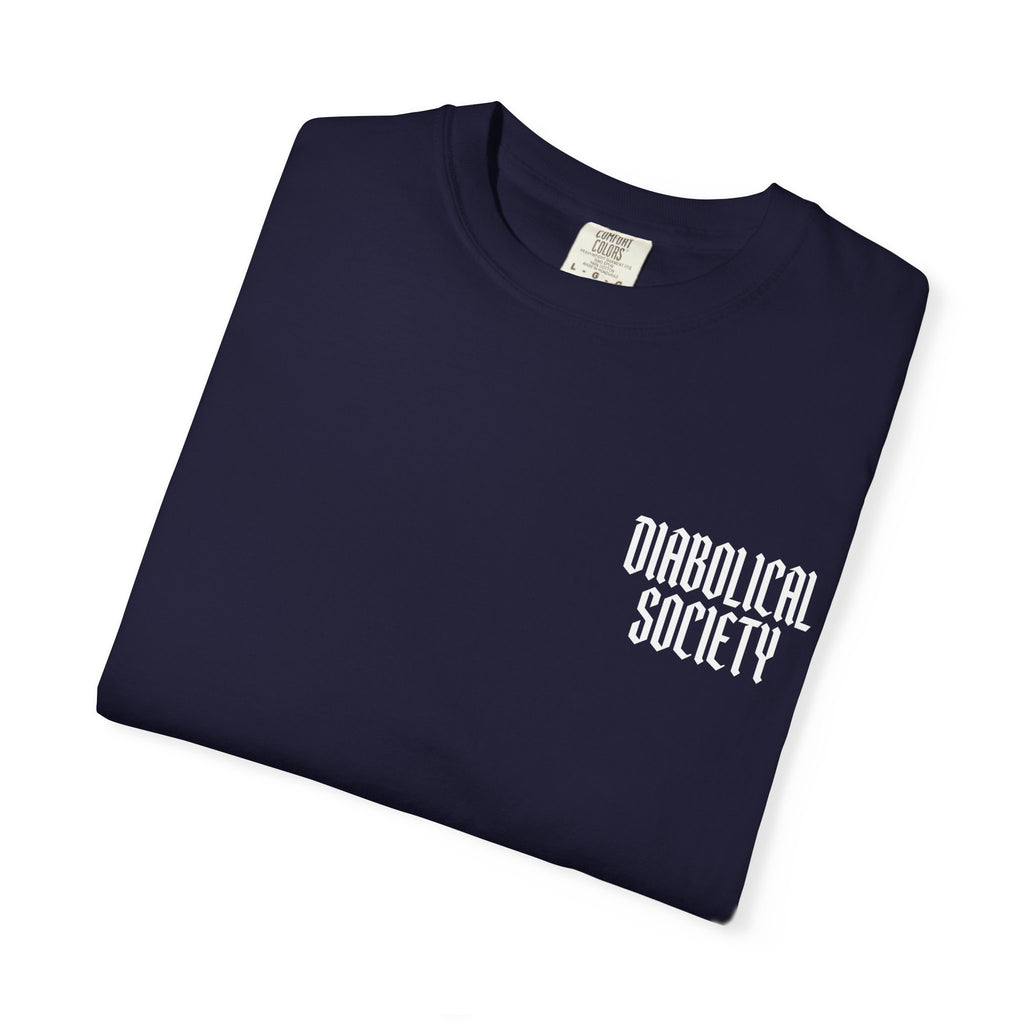Professional Menace T-Shirt — 'Diabolical Society' Graphic Tee