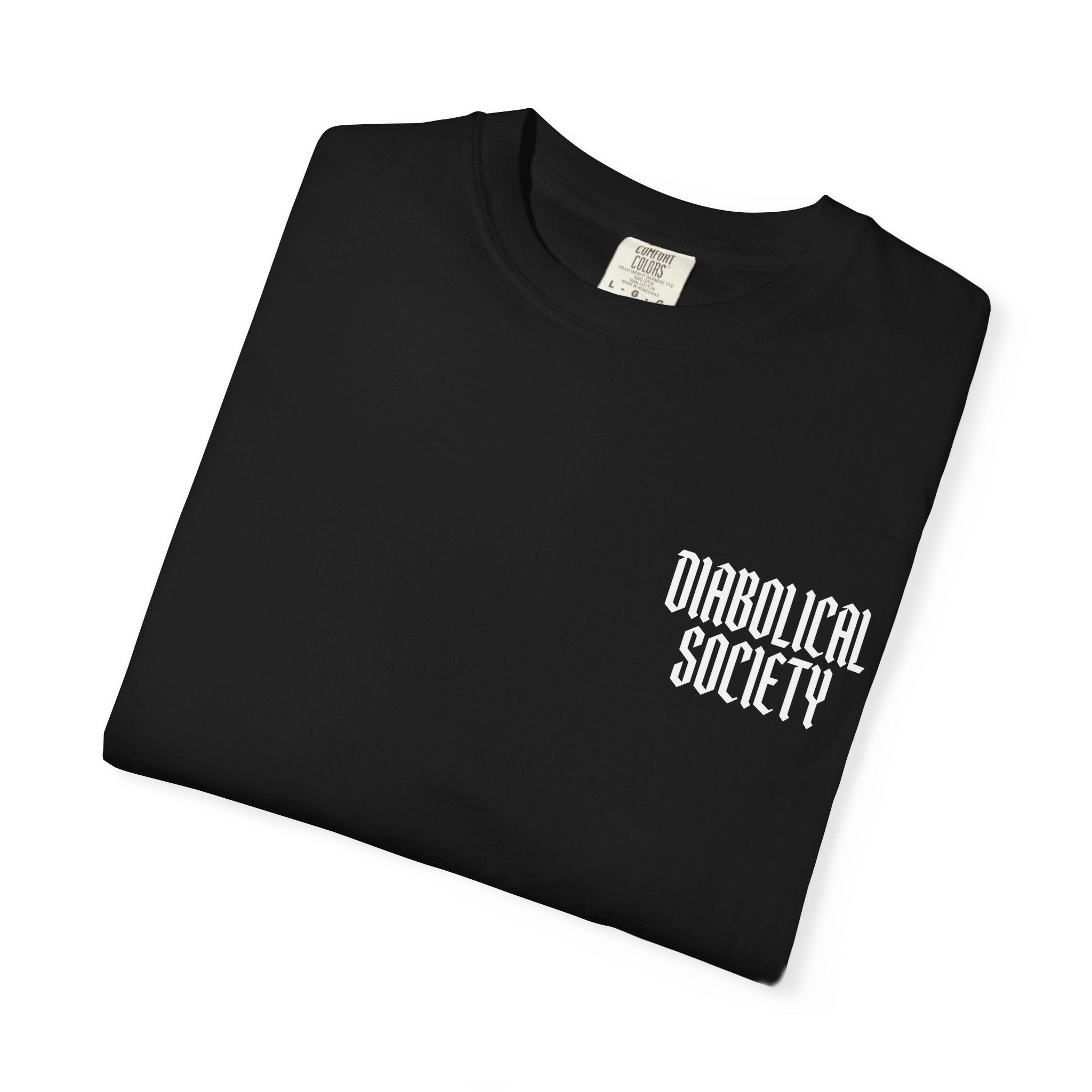 Professional Menace T-Shirt — 'Diabolical Society' Graphic Tee